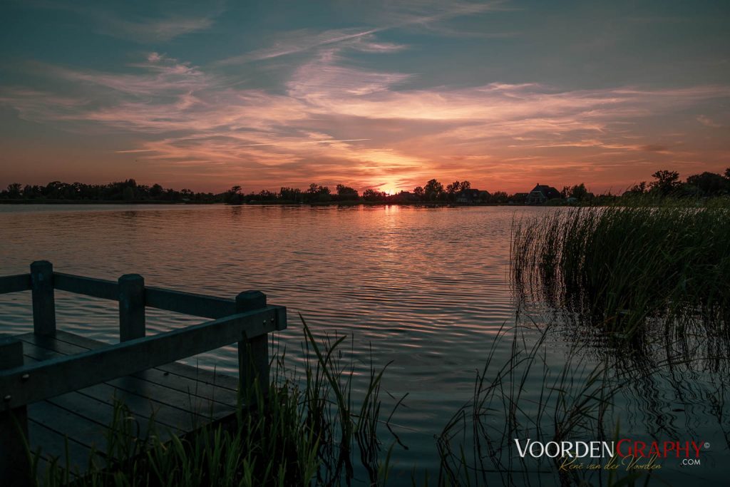 Sonnenuntergang am  Schutsloterwijde