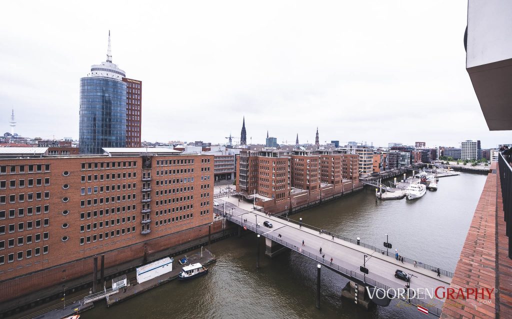 Blick von der Elbphilharmonie Hamburg (Elphi)