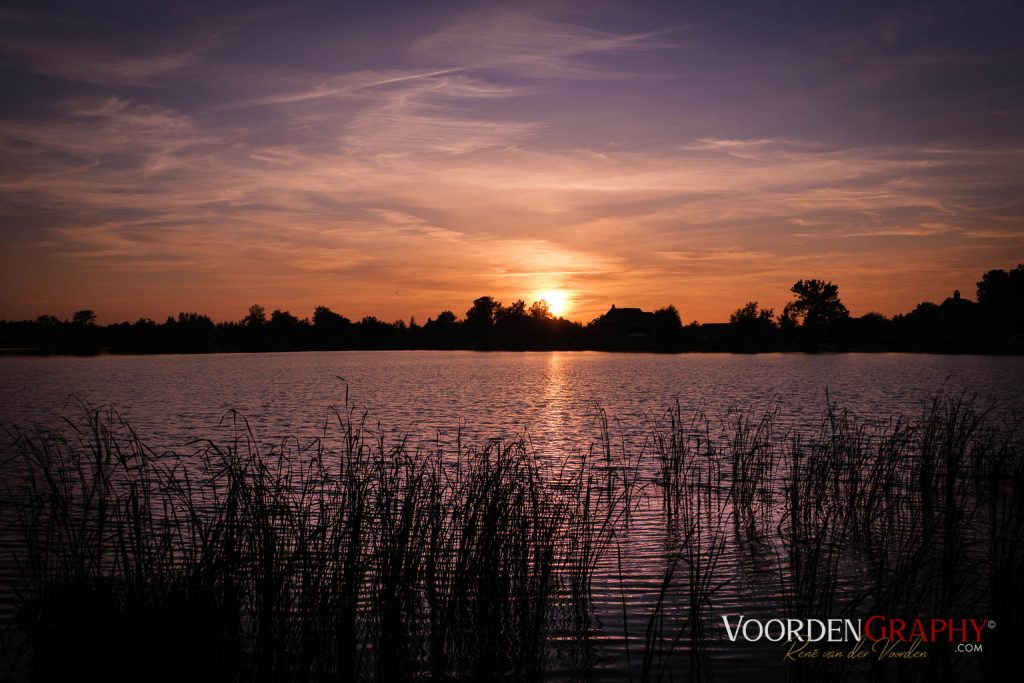 Sonnenuntergang am  Schutsloterwijde