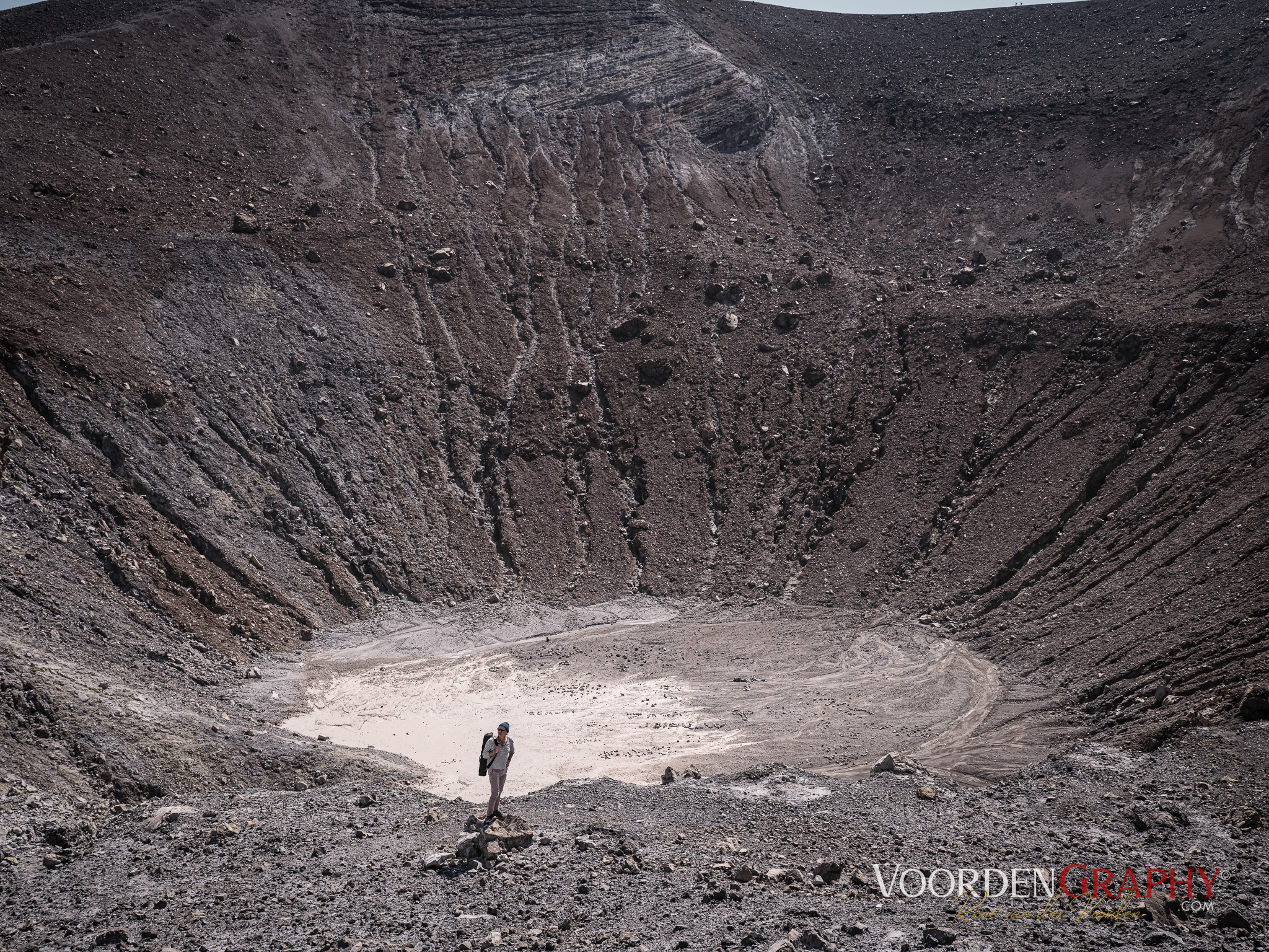 Mulo Francel im Vulcano Krater