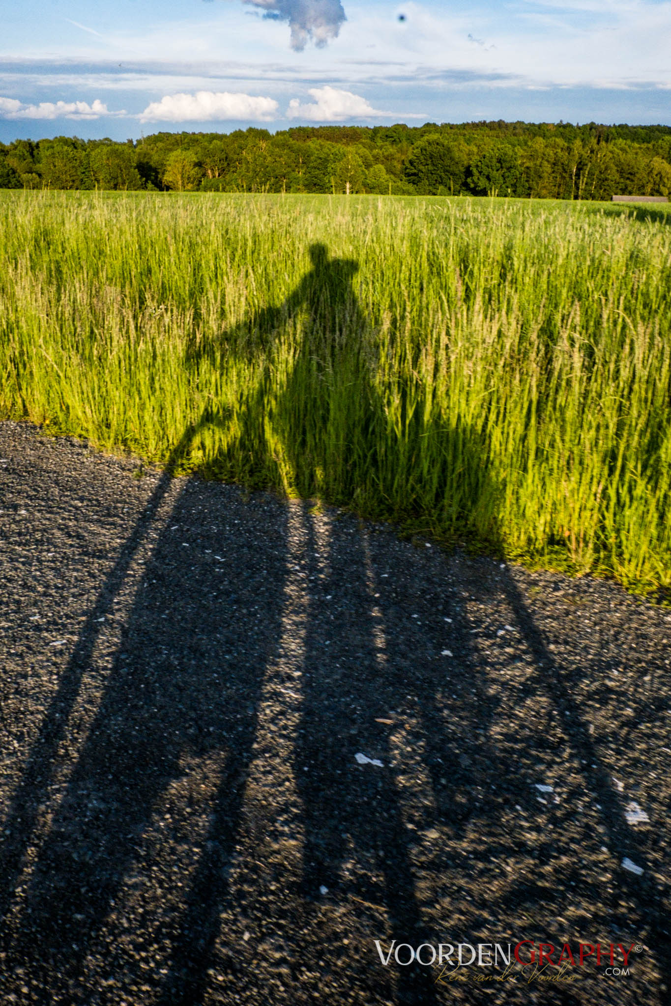 Sundownman on a bike