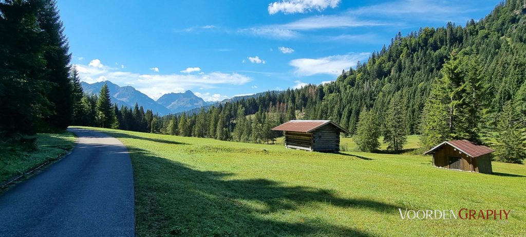 MTB-Tour ins Kleinwalsertal (Handyaufnahme)