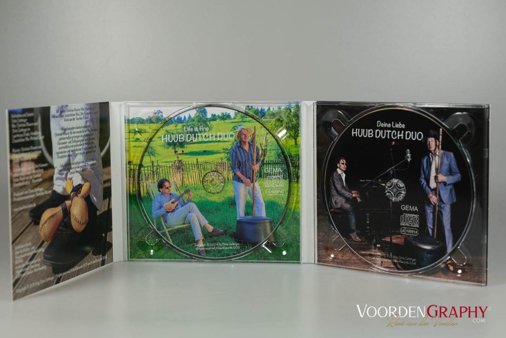 CD-Cover: Huub Dutch Duo "Life is fine"