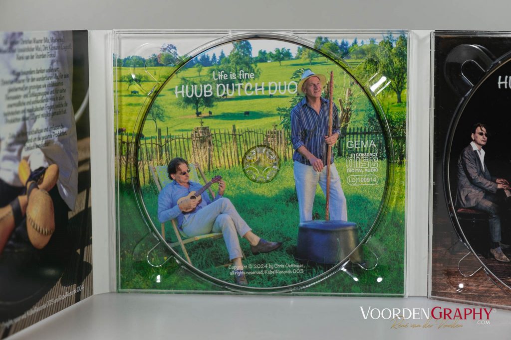 CD-Cover: Huub Dutch Duo "Life is fine"