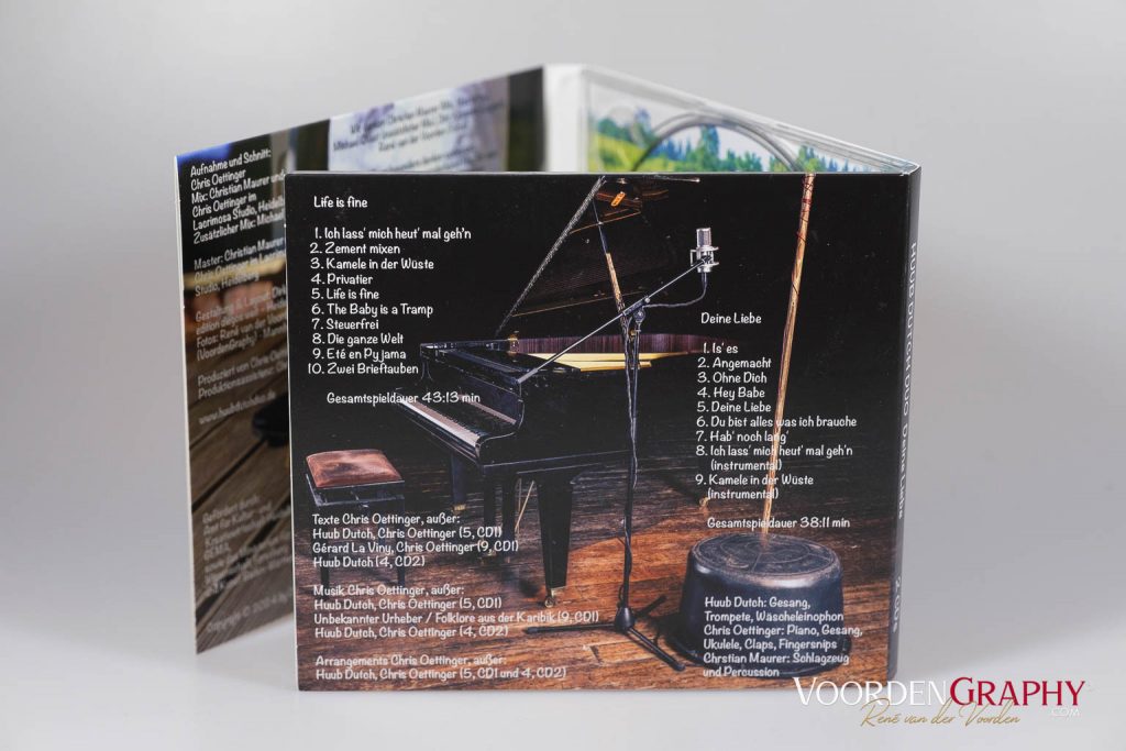CD-Cover: Huub Dutch Duo "Life is fine"