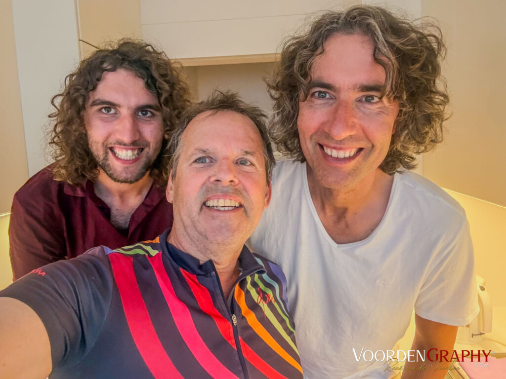 v.l.n.r. Claudius, René, Max